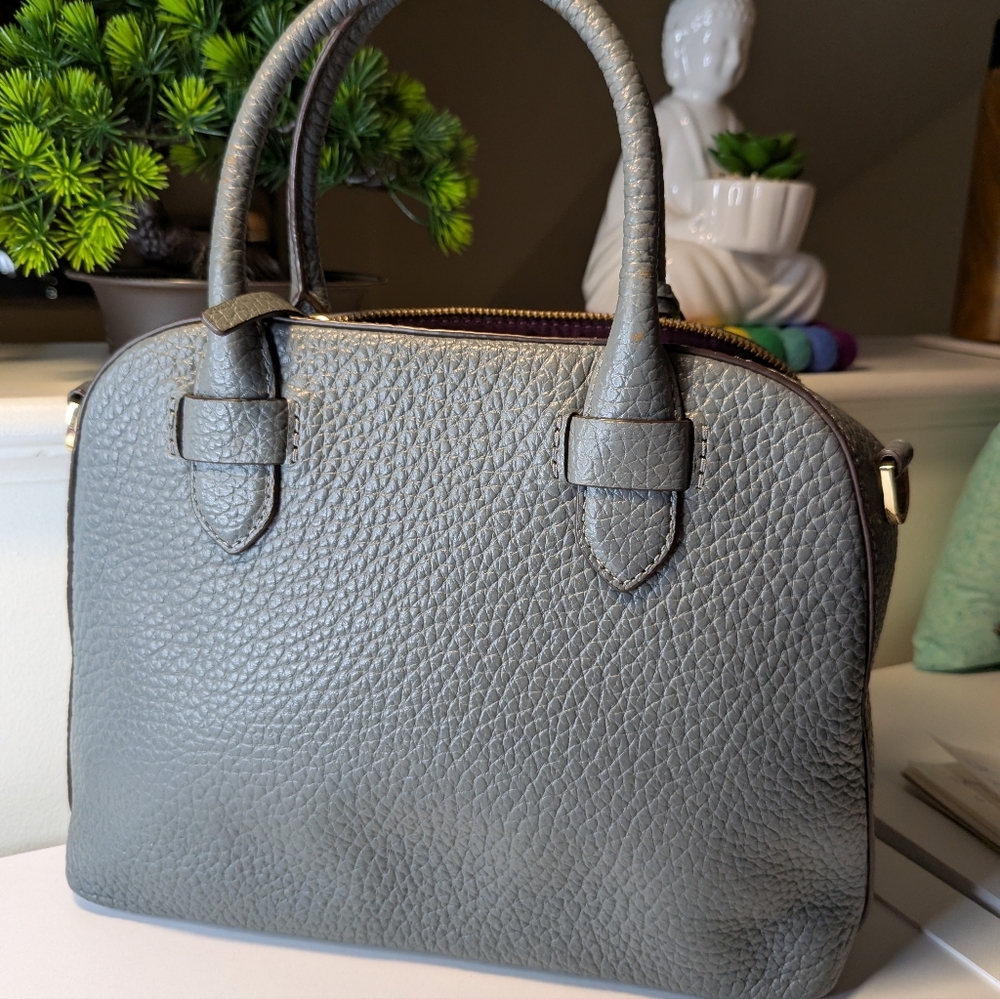 Kate Spade Carter Street Small Ashleigh Gray Pebble Leather - Picture 4 of 5